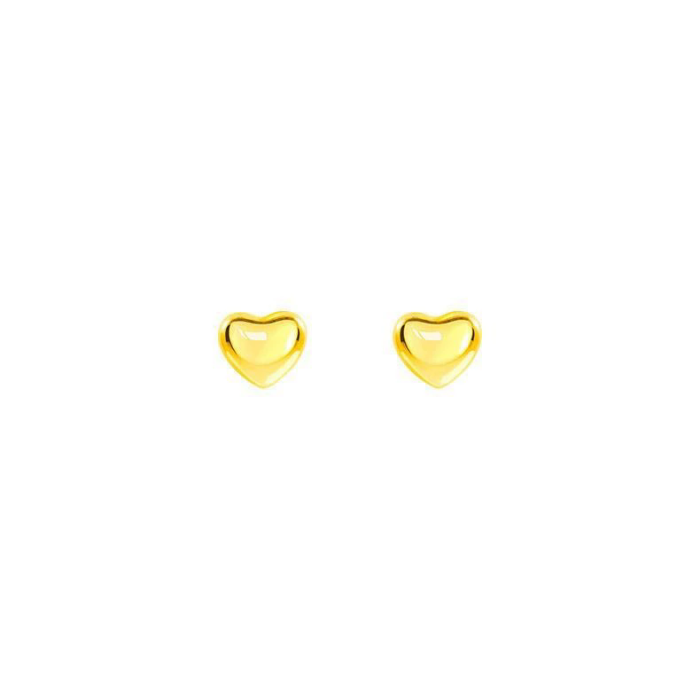 Love Heart 18K Gold Titanium Steel Ear Wire Women's Non-Fallen Temperament Long Earrings Earrings Trendy Face Slimmin...