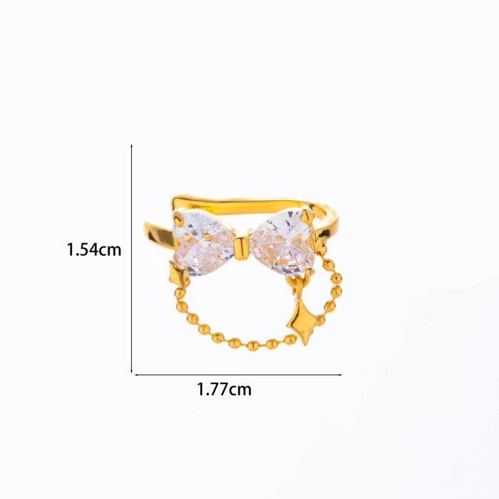 1PC Trendy Zircon Dangle Hoop Ear Cuff Cartilage Clip for Women Flower Bowknot Tragus Daith Conch Rook Snug Ear Piercing Jewelry