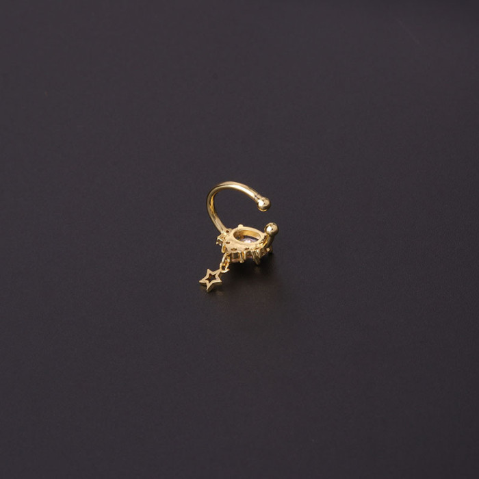 New Trendy Delicate Bow Ear Clip for Women Cute Hollow Out Butterfly Beautiful Birthday Valentines Gift for Girl