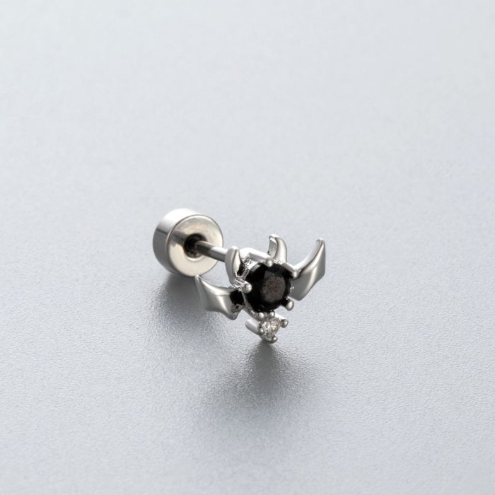Blue Zirconia Helix Piercing Earring Flat Conch Daith Heart Star Ear Piercing Crystal Body Piercing Jewelry Screw Bal...
