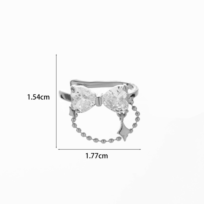 1PC Trendy Zircon Dangle Hoop Ear Cuff Cartilage Clip for Women Flower Bowknot Tragus Daith Conch Rook Snug Ear Piercing Jewelry