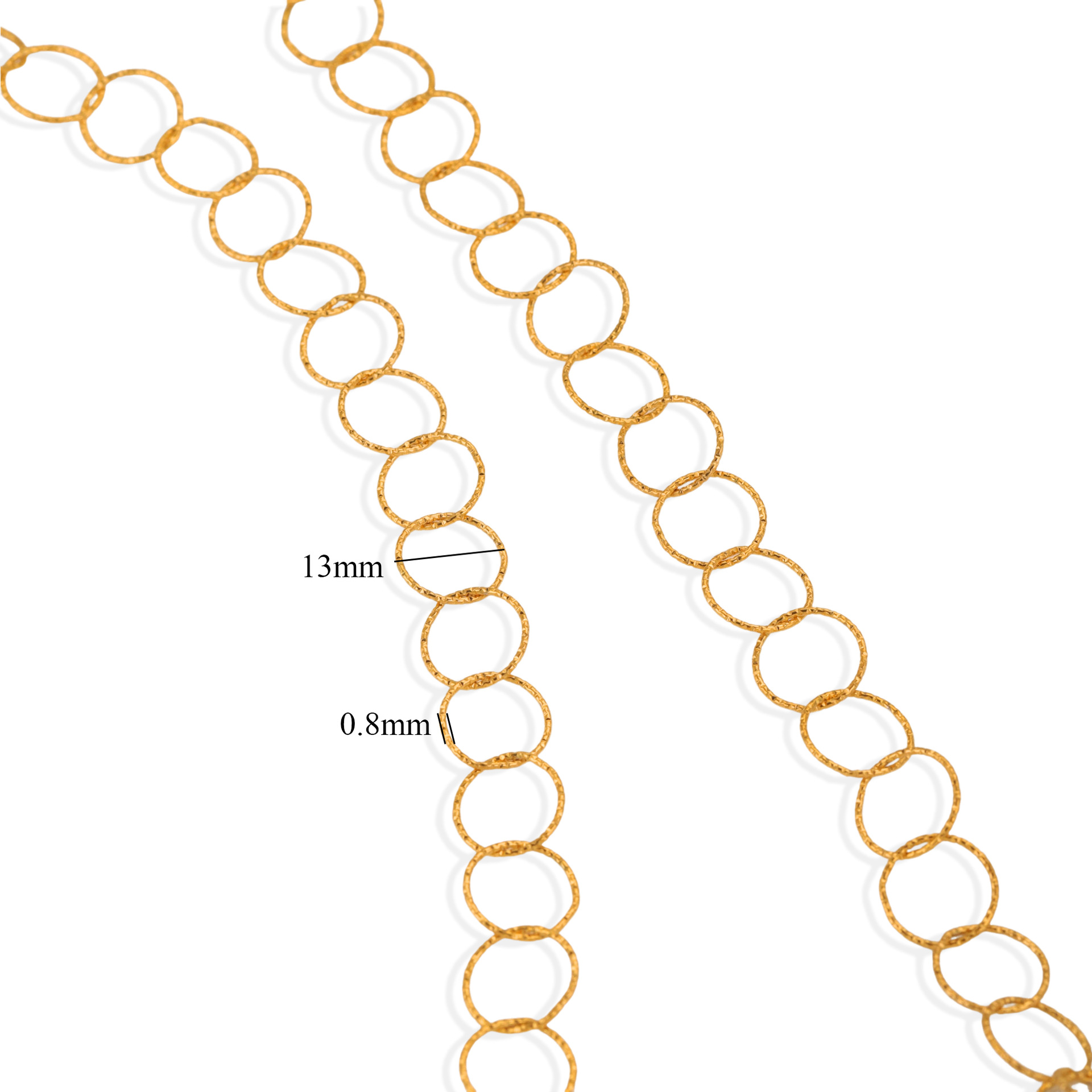 Stainless Steel DIY Chains Accessories Gold-plated Suitable for Making Necklaces Bracelets Jewelry Making Materials Wholesale