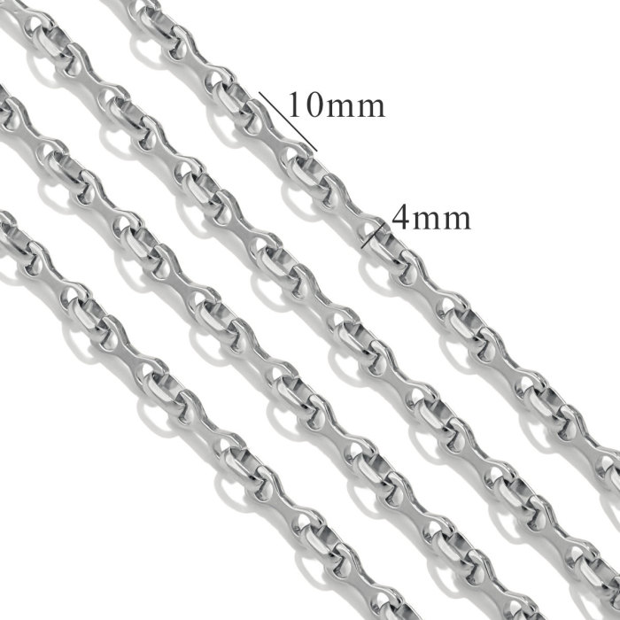 Gold Plated Stainless Steel Thick Large Heavy Chains for Jewelry Making Necklace Bracelet DIY Jewelry Chain Finding