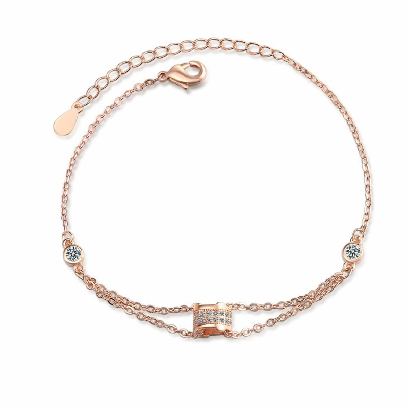 Fine Bracelet For Women Diamond Elegant Chain Bracelet Wedding Jewelry