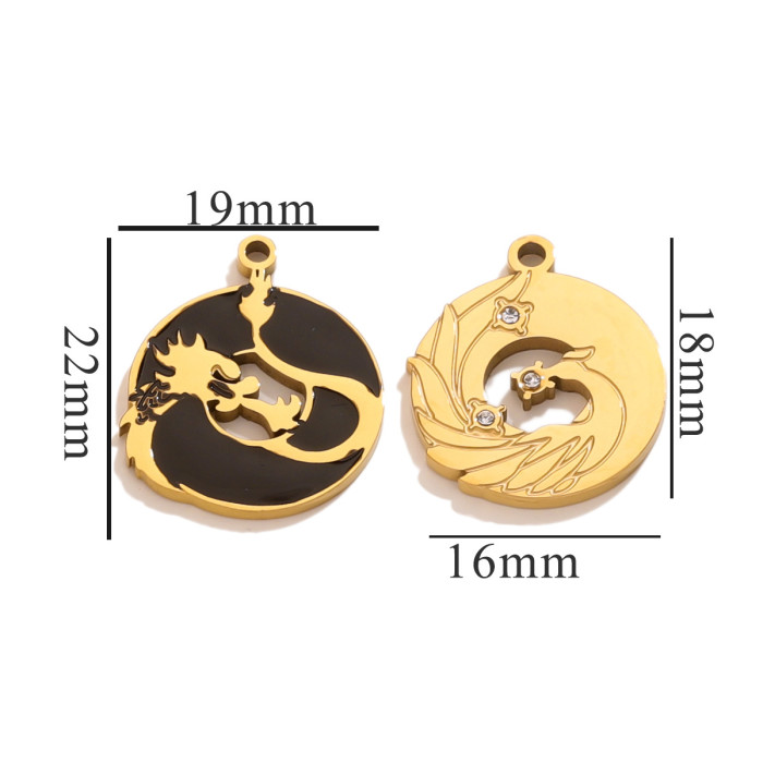 Fashion Best Friends Pendants Heart Enamel Metal Charms DIY Making Bracelets Necklace Women Jewelry Gifts