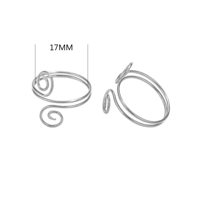 Gold Stainless Steel Open Ring Settings Flat Blank Base Resin Cabochons Tray Ring Bezel Jewelry Making
