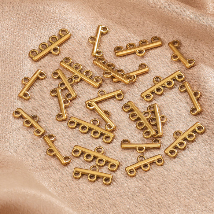 Stainless Steel Layer Clasp Bails Connector DIY Jewelry Bracelet Necklace Layering Clasp for Jewelry Connector Charm Bulk