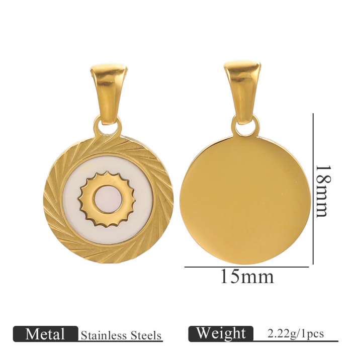 Stainless Steel Love Star Water Drop Cross Pendant Personalized Men and Women DIY Fashion Jewelry Accessories Wholesale