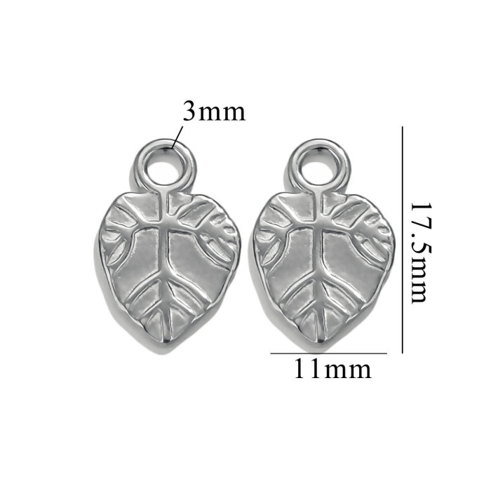 Stainless Steel Animal Pendant Dinosaur Owl Elephant Snake Lizard Charms for DIY Earrings Necklace Bracelets Jewelry Making