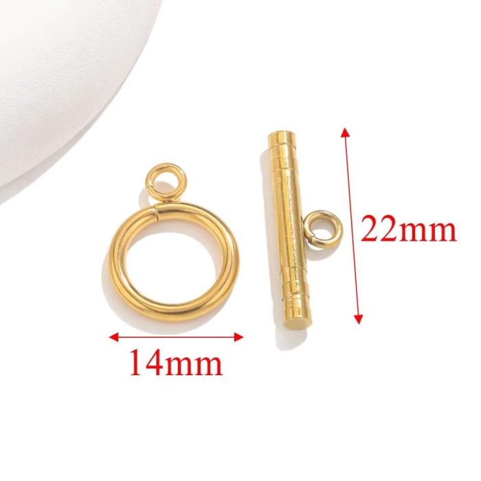 Stainless Steel OT Clasps Connectors for Bracelet Necklace DIY Toggle Clasps Buckle Jewelry Making Supplies Connector