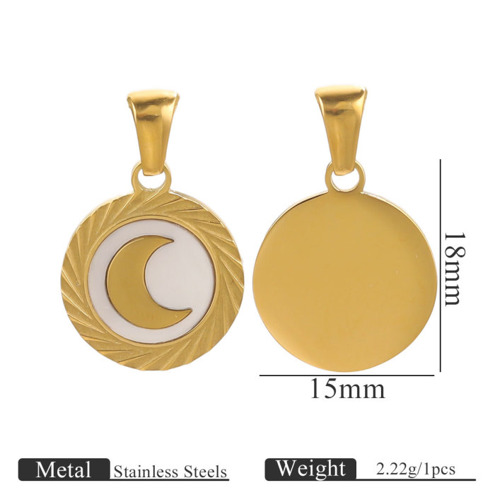 Stainless Steel Love Star Water Drop Cross Pendant Personalized Men and Women DIY Fashion Jewelry Accessories Wholesale