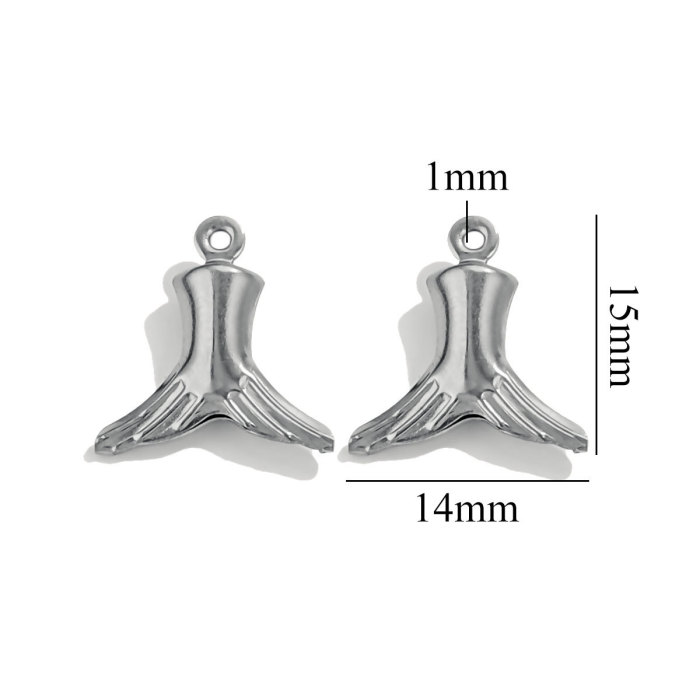 Stainless Steel Hollow Five-pointed Star Moon Pendant Waterproof Pvd Gold Plated Charm DIY Charm Earrings Chain Jewelry Making
