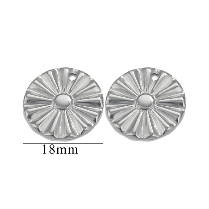Stainless Steel Golden Classic Water Drop Irregular Charms Pendants for DIY Necklace Bracelet Earrings Jewelry Making