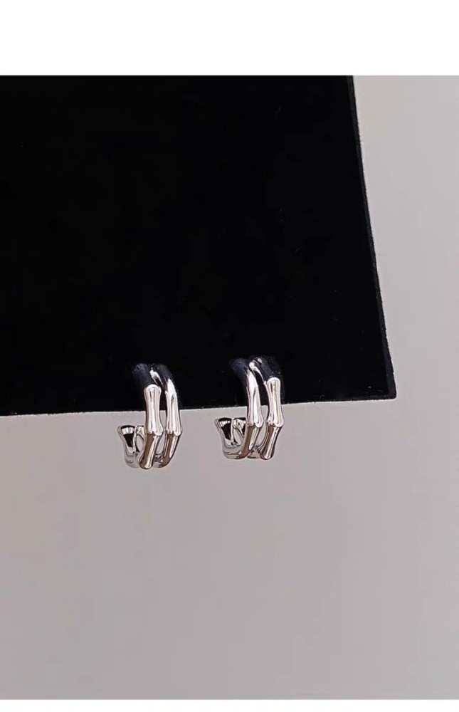 Europe Shape C Stud Earrings for Women 2025 Party Wedding Accessories Jewelry Christmas Gifts