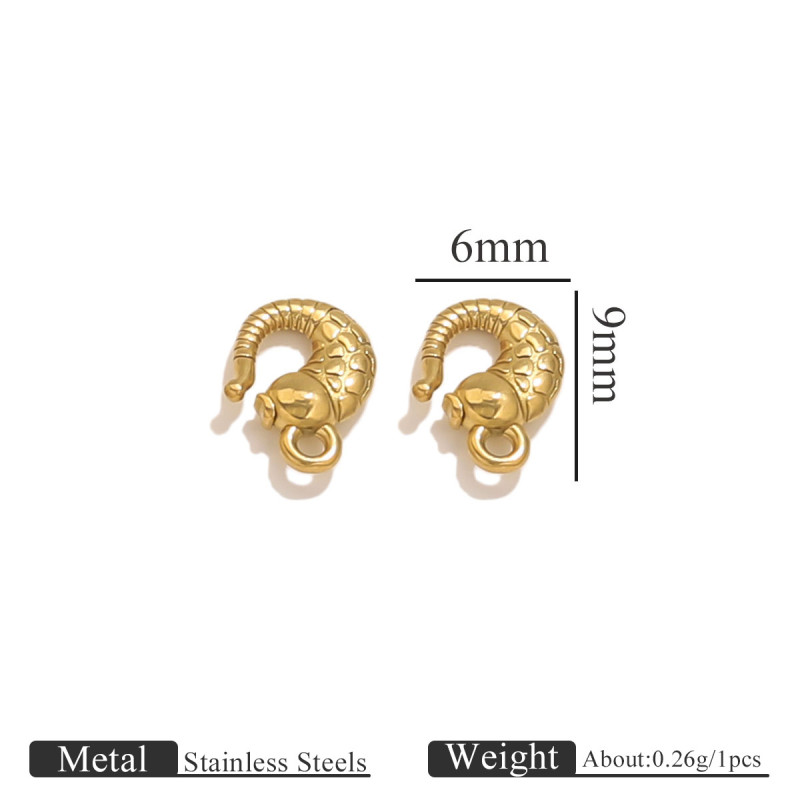 Stainless Steel S-shaped Clasp Connectors For Bracelet Nacklace Jewelry Hooks Clasps Making Machine DIY Jewelry Connection