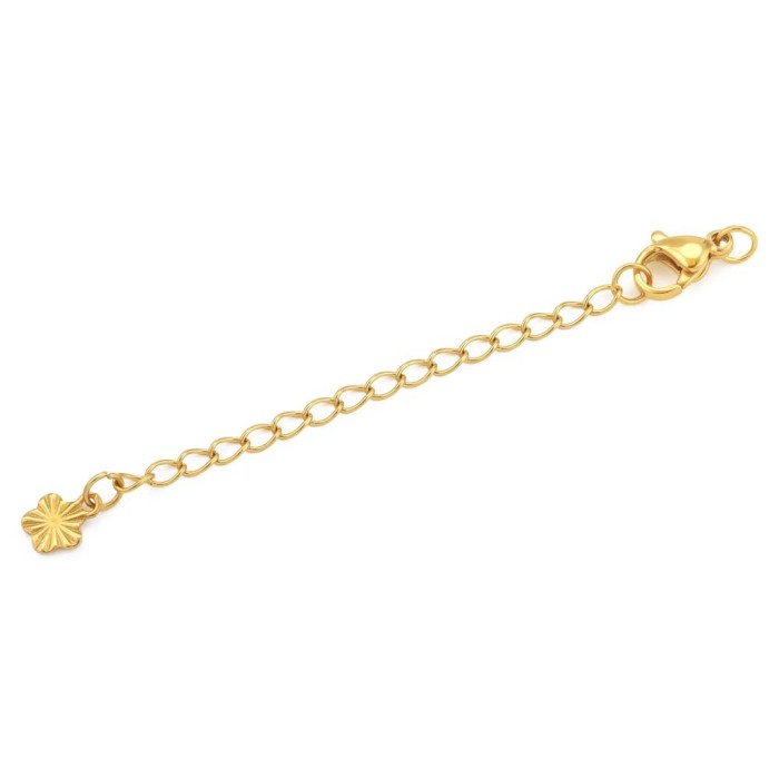 Stainless Steel Extended Extension Tail Chain Lobster Clasps for Necklace Jewelry Making Findings DIY Necklace Extender