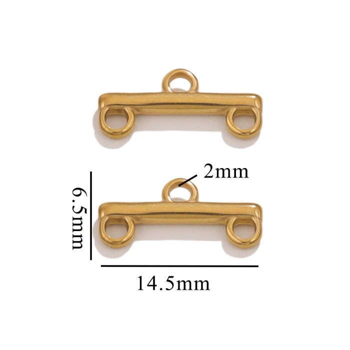 Stainless Steel Layer Clasp Bails Connector DIY Jewelry Bracelet Necklace Layering Clasp for Jewelry Connector Charm Bulk