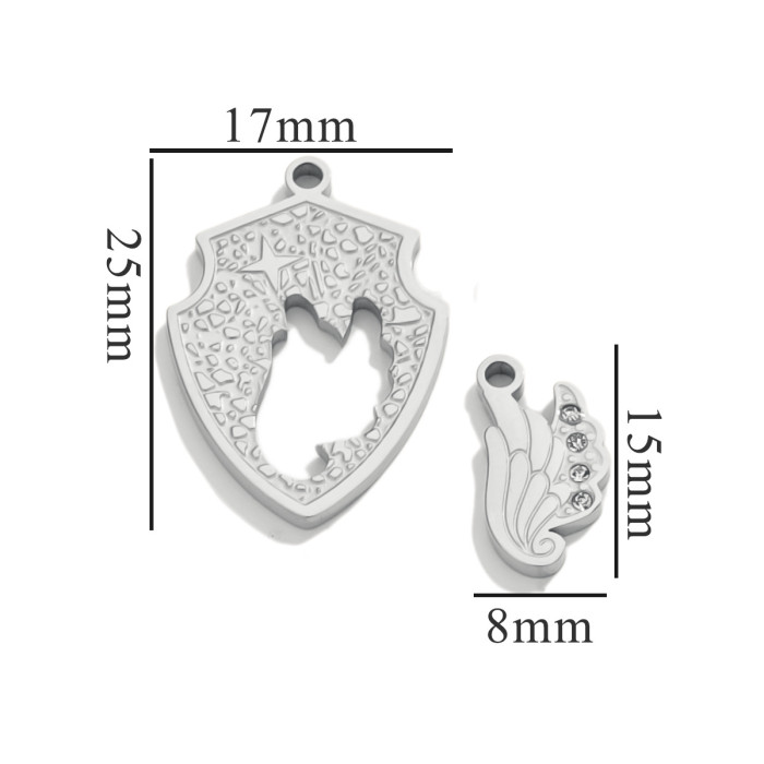 Fashion Best Friends Pendants Heart Enamel Metal Charms DIY Making Bracelets Necklace Women Jewelry Gifts