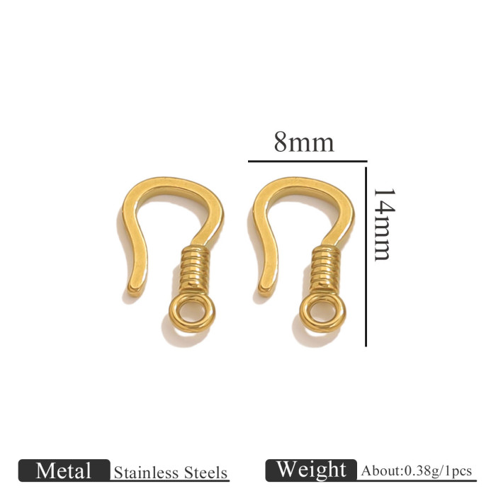 Stainless Steel S-shaped Clasp Connectors For Bracelet Nacklace Jewelry Hooks Clasps Making Machine DIY Jewelry Connection
