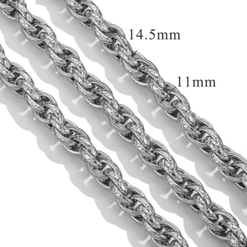 1 Meter Stainless Steel Large Heavy Chunky Hip Hop Punk Link Gold Color Chains DIY Jewelry Materials Handmade Necklace Bracelet