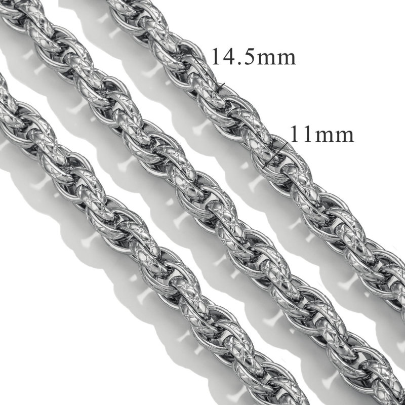1 Meter Stainless Steel Large Heavy Chunky Hip Hop Punk Link Gold Color Chains DIY Jewelry Materials Handmade Necklace Bracelet