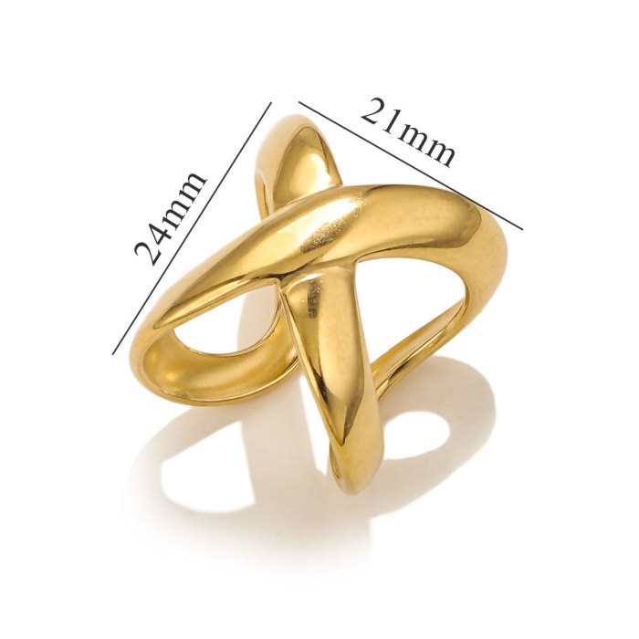 Stainless Steel Rings For Women Geometric Hollow Wide Open Rings Wings Snake Belt Chain Finger Rings Wedding Party Jewelry Gifts
