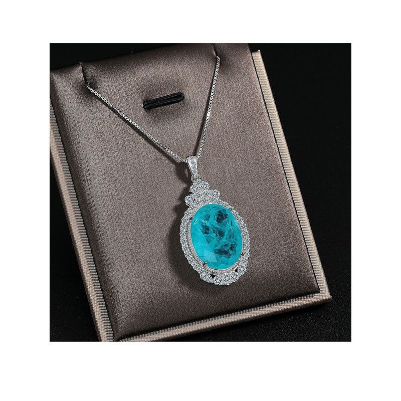 New Luxury Design Jewelry Full of Diamond Jewelry Women's Necklace Women