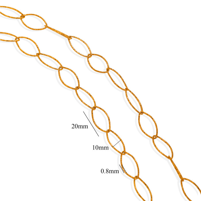 Stainless Steel DIY Chains Accessories Gold-plated Suitable for Making Necklaces Bracelets Jewelry Making Materials Wholesale