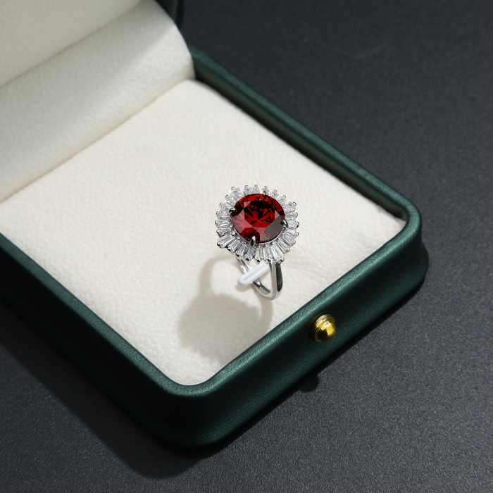 Luxury High-quality Silver Color Women's Rings for Wedding Gorgeous Female Finger Accessories Party Brilliant CZ Jewelry