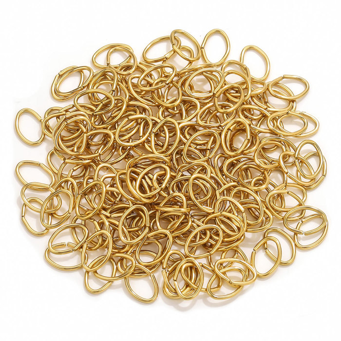 Stainless Steel Open Jump Ring Connector Fashion DIY Jewelry Accessories Manufacturing Supplies Wholesale