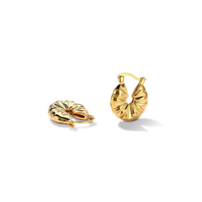 Big Earring For Women Gold Color Heart Irregular Geometry Stud Earrings Fashion Jewelry Wedding Party Gifts