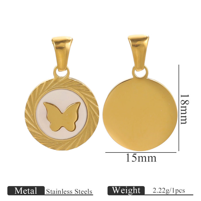 Stainless Steel Love Star Water Drop Cross Pendant Personalized Men and Women DIY Fashion Jewelry Accessories Wholesale