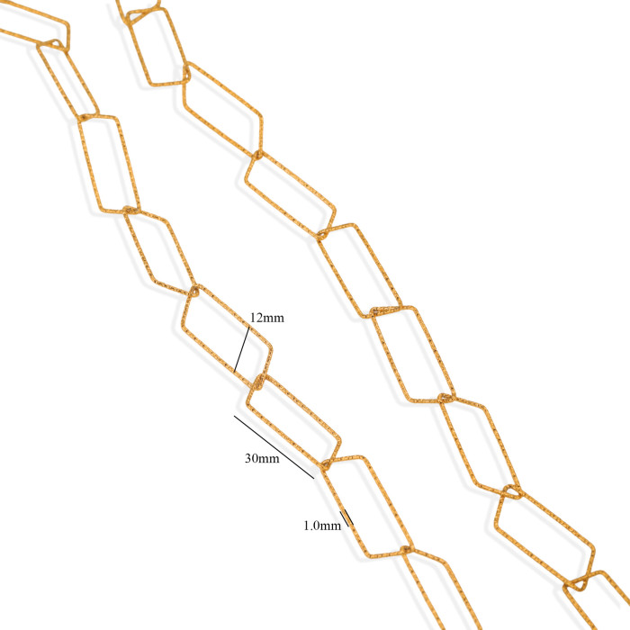 Stainless Steel DIY Chains Accessories Gold-plated Suitable for Making Necklaces Bracelets Jewelry Making Materials Wholesale