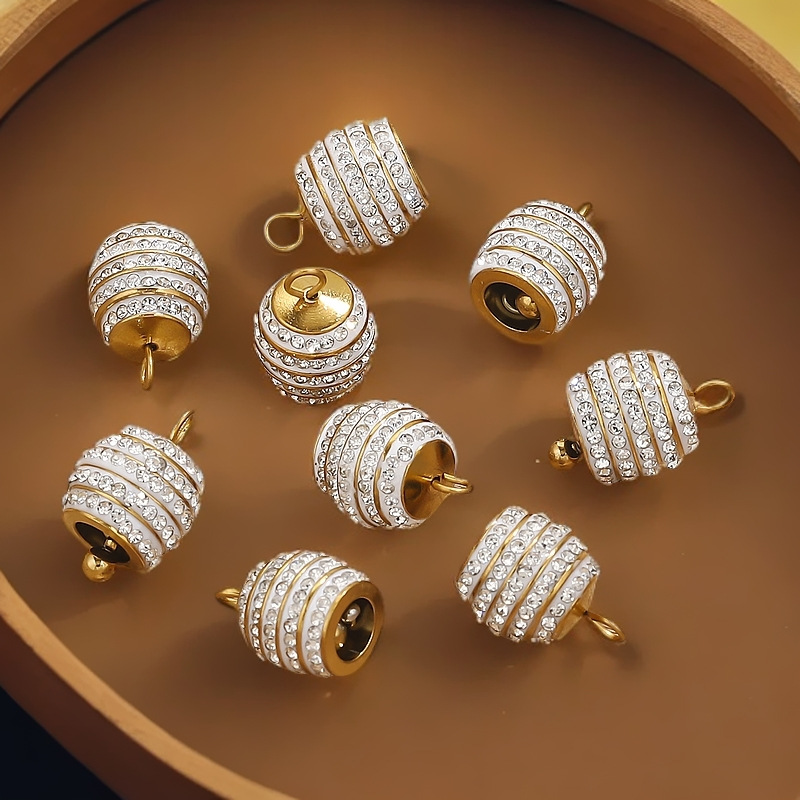 Stainless Steel Gold Bell Pendant Is Used for DIY Necklace Bracelet Jewelry Making Material Needle and Accessories