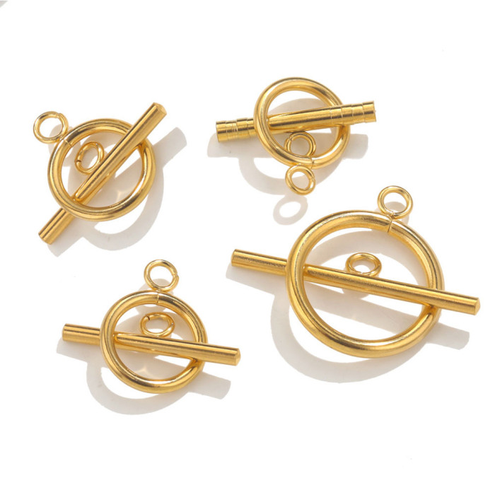 Stainless Steel OT Clasps Connectors for Bracelet Necklace DIY Toggle Clasps Buckle Jewelry Making Supplies Connector