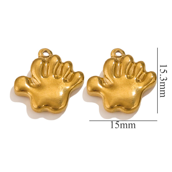 Stainless Steel Animal Pendant Dinosaur Owl Elephant Snake Lizard Charms for DIY Earrings Necklace Bracelets Jewelry Making