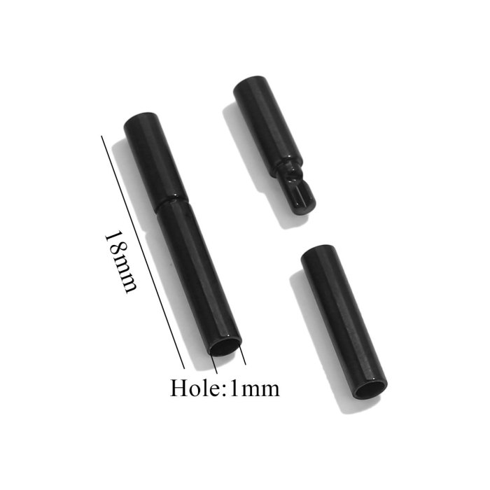 Stainless Steel Clasps Gold Silver Rose Gold Color Leather Cord End Connector for DIY Necklace Bracelet Jewelry Making