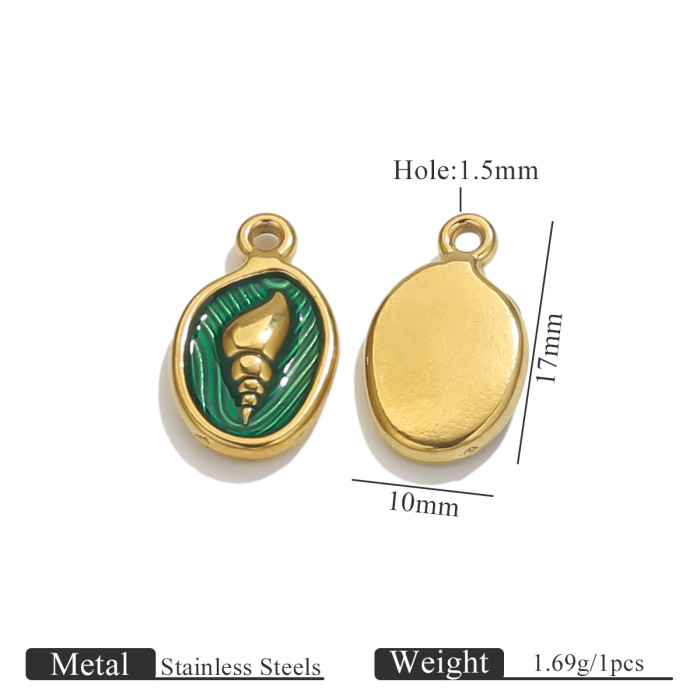 Stainless Steel Gold Starfish Shell Charms Ocean Series Pendants for DIY Earring Necklace Making Bracelet Jewelry Sup...