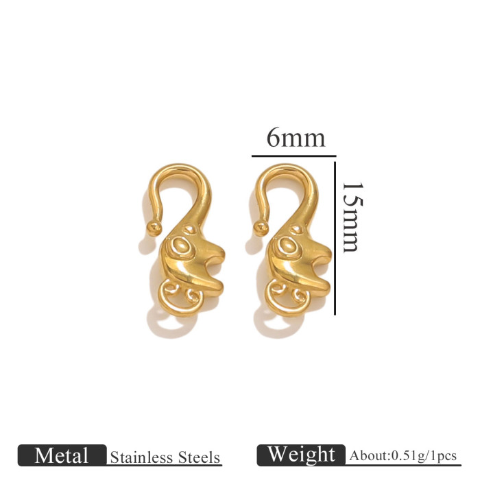 Stainless Steel S-shaped Clasp Connectors For Bracelet Nacklace Jewelry Hooks Clasps Making Machine DIY Jewelry Connection