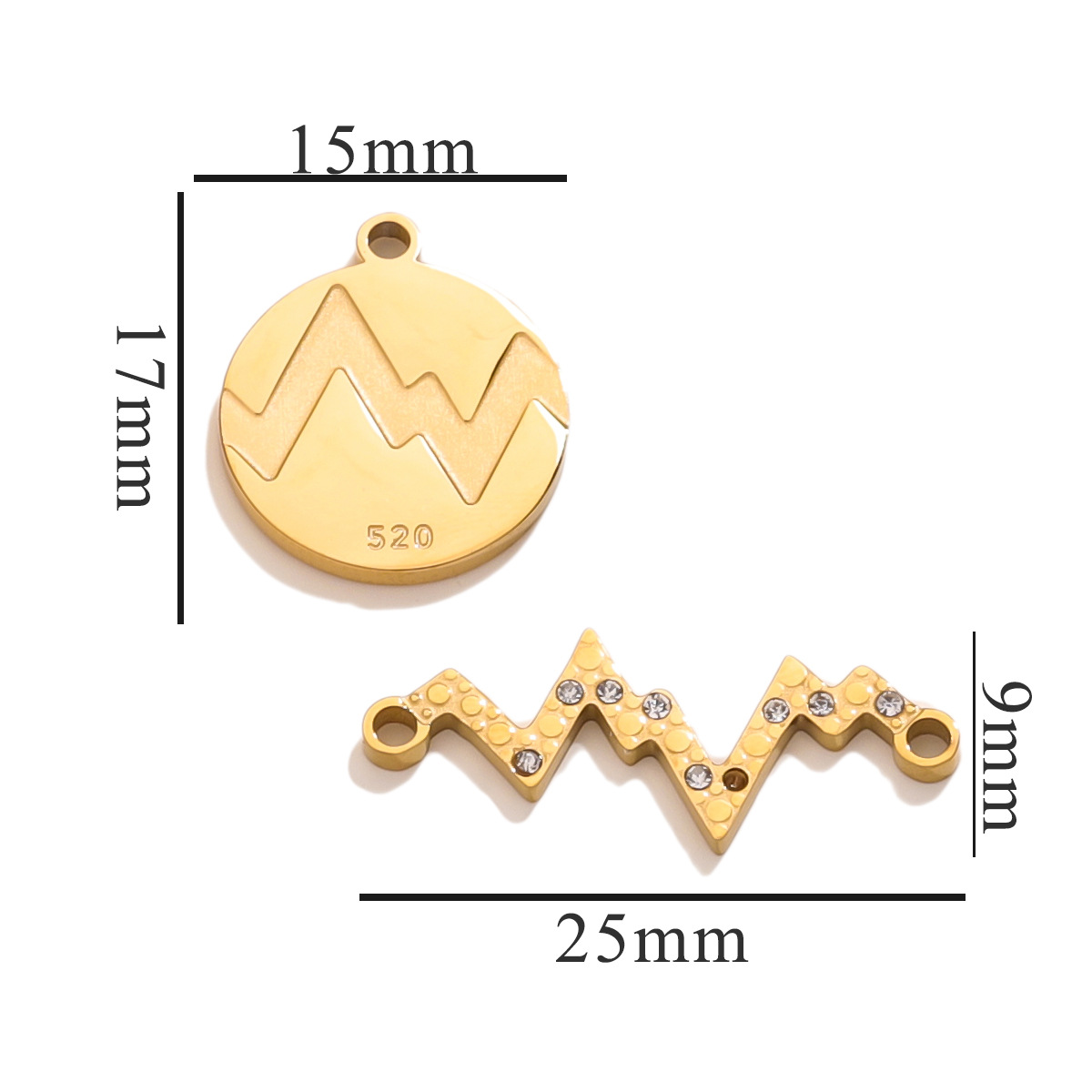 Fashion Best Friends Pendants Heart Enamel Metal Charms DIY Making Bracelets Necklace Women Jewelry Gifts