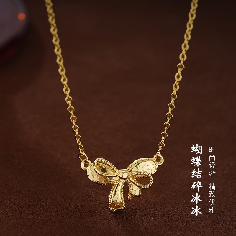 Exquisite Ribbon Bow Earrings Hypoallergenic Copper  Women's Earrings 18K Gold Plated Gift