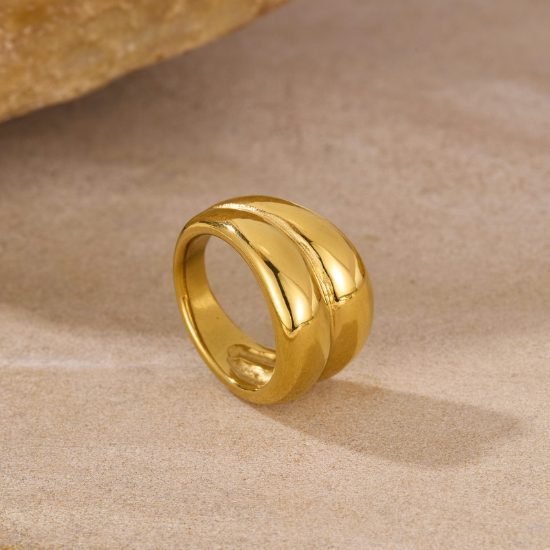 European and American Cold and Elegant Rings for Women, Simple, Niche, Versatile and High-end Design Ring Accessories