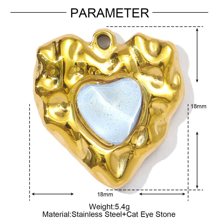 Stainless Steel Geometrical Natural Stone Pendants Charms for DIY Fashion Jewelry Making Necklace Earring Wholesale