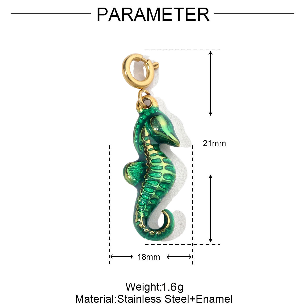 Stainless Steel Star Flower Moon with Snap Hook Charms Natural Ston Pendants for DIY Making Jewelry Accessory Wholesale