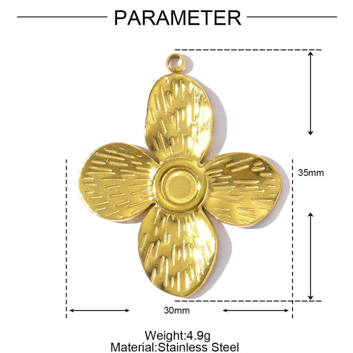 Stainless Steel 18K Real Gold Flower Stars Diy Charms Women Angel Wings Snake Necklace Pendants Rose Jewelry Wholesale