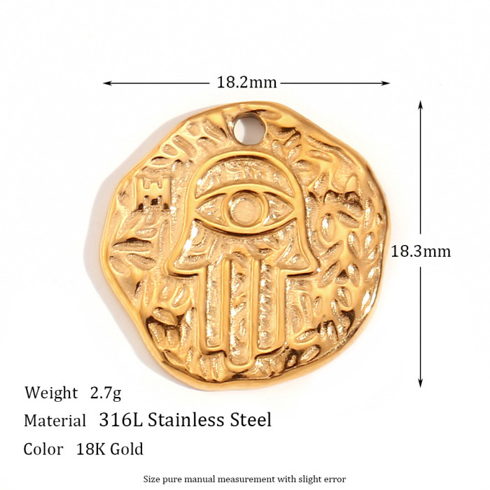 Cross Series Handmade Diy Stainless Steel Gold Jewelry Accessories, Classic Fashion Cross Pendant