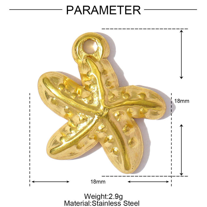 Stainless Steel Sunflower Love Heart DIY Charms Women Bow Knot Bee Necklace Pendants Hamsa Hand Jewelry Wholesale