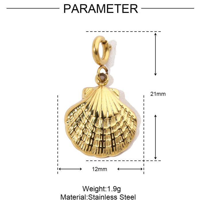 Stainless Steel DIY Clip-On Charms Bee Snake Crab Fish Lobster Pendant for Women Bracelet Necklace Accessories