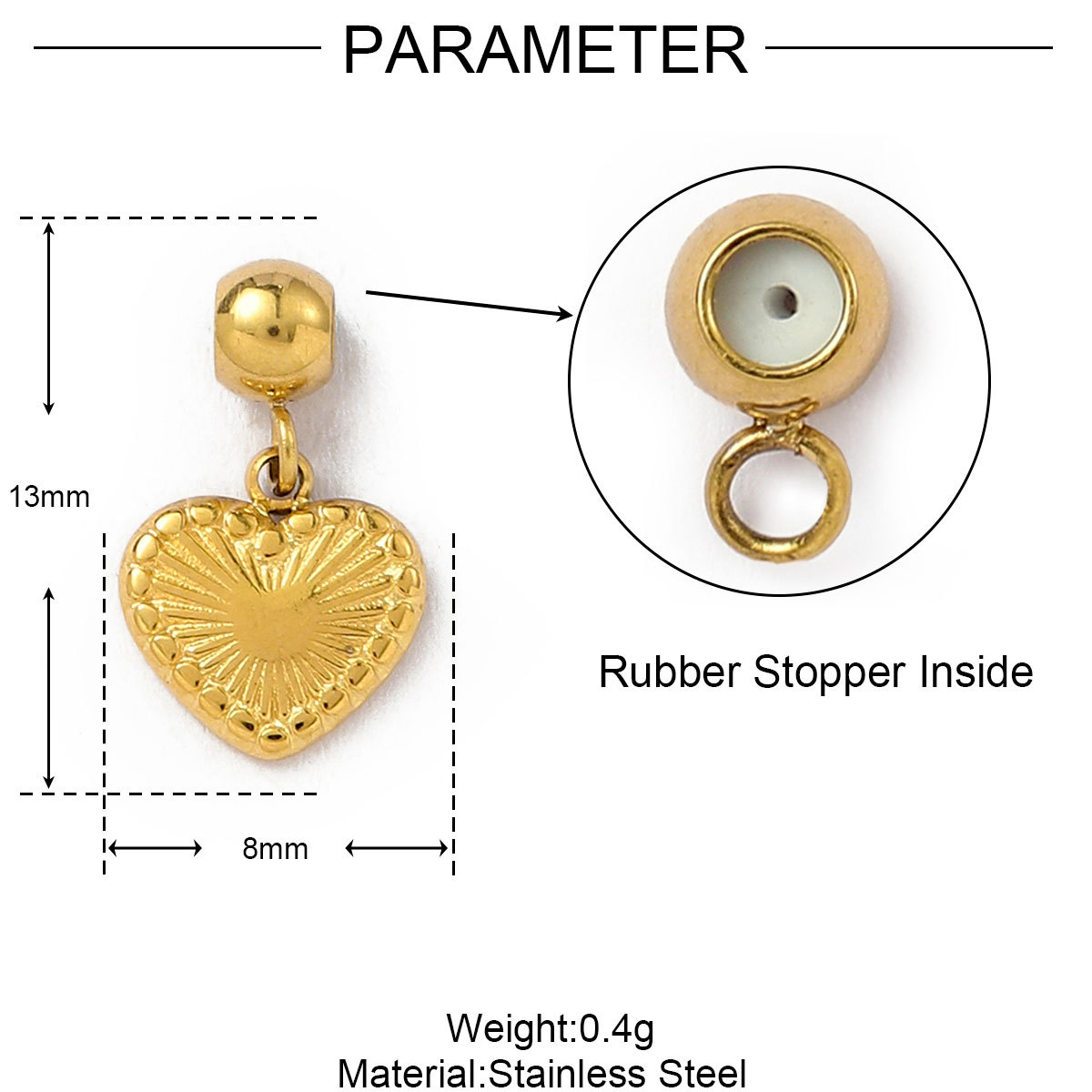 Flower Life Tree Heart Stainless Steel Diy Stopper Charms Plam Cross Seahorse Women Bracelet Necklace Pendant Jewelry