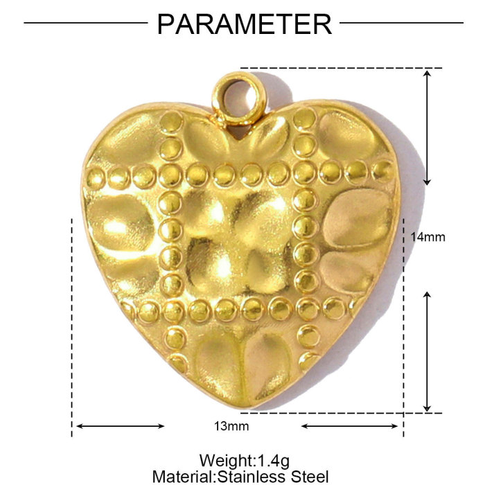 Stainless Steel Sunflower Love Heart DIY Charms Women Bow Knot Bee Necklace Pendants Hamsa Hand Jewelry Wholesale